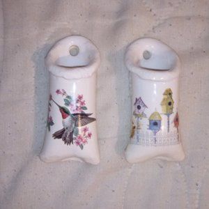 Vintage Glass Napkin Holders